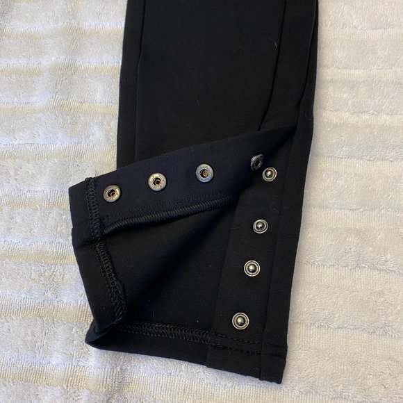 Pull-on stretchy pants with side ankle snap detail - NWT - Picture 8 of 16